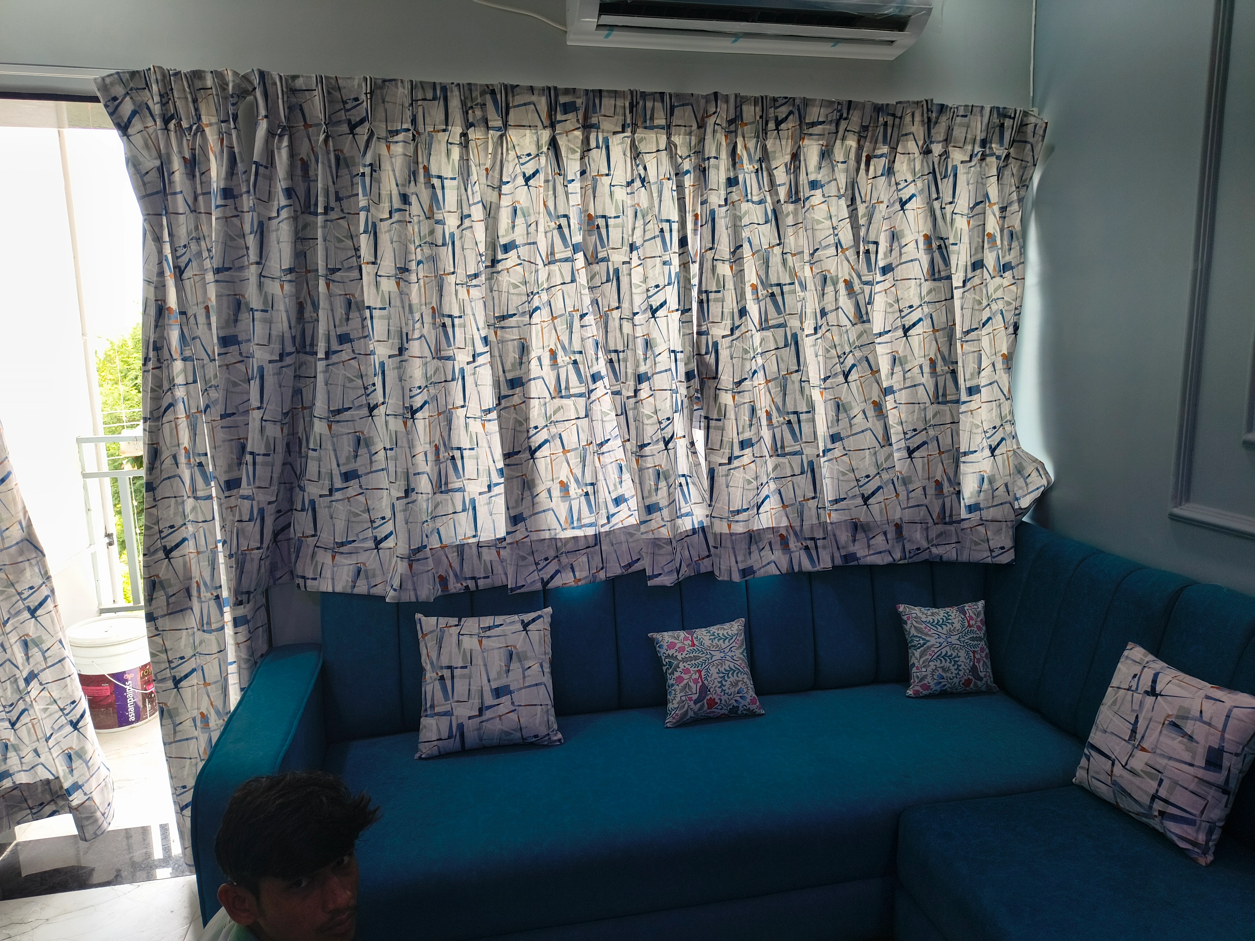 Premium curtain installation in Nanded